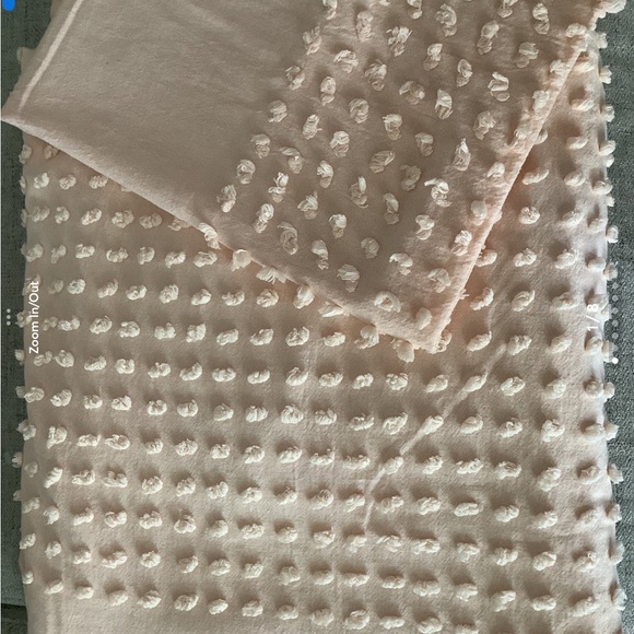 Vintage Twin size Chennile Duvet Cover/Bedspread and Sham - Picture 7 of 8